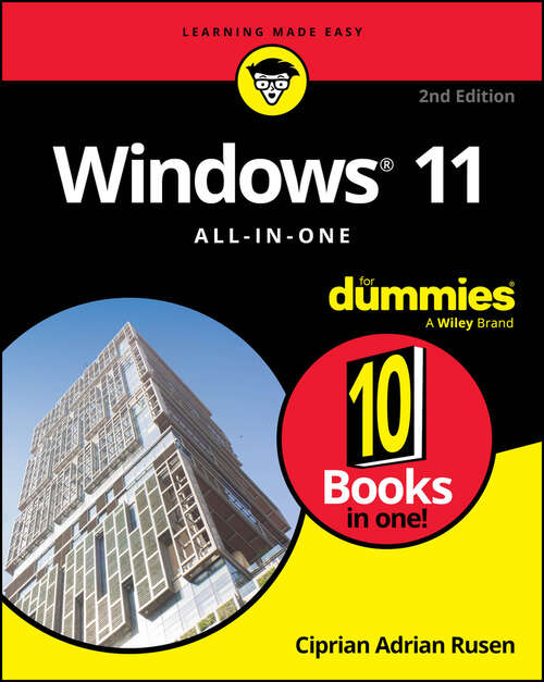 Book cover of Windows 11 All-in-One For Dummies, 2nd Edition