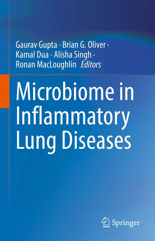 Book cover of Microbiome in Inflammatory Lung Diseases (1st ed. 2022)