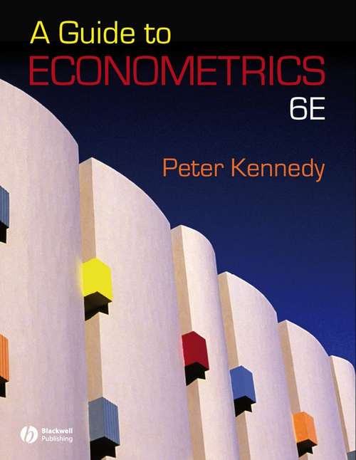 Book cover of A Guide to Econometrics (6th edition)
