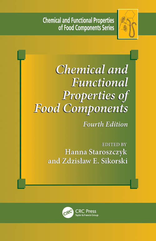 Book cover of Chemical and Functional Properties of Food Components (Chemical & Functional Properties of Food Components)