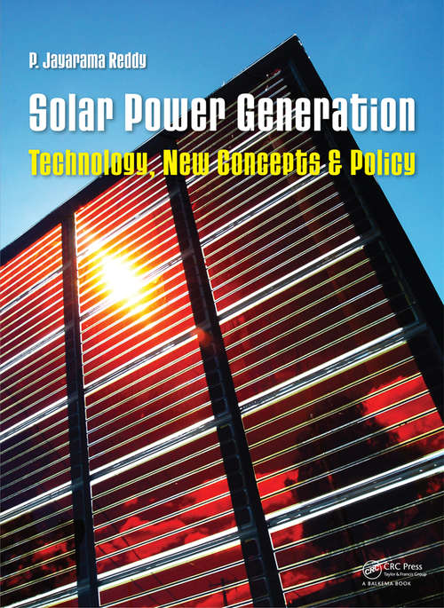 Book cover of Solar Power Generation: Technology, New Concepts & Policy