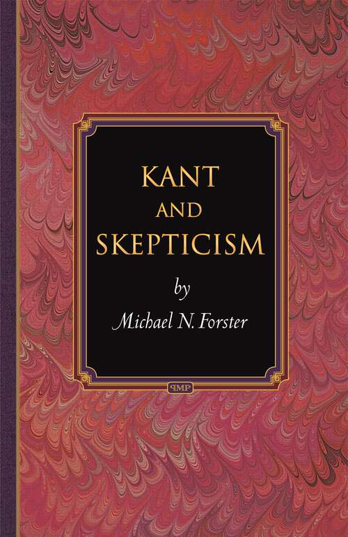 Book cover of Kant and Skepticism (Princeton Monographs in Philosophy #32)