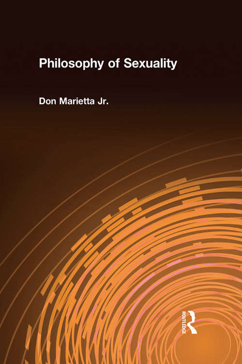 Book cover of Philosophy of Sexuality