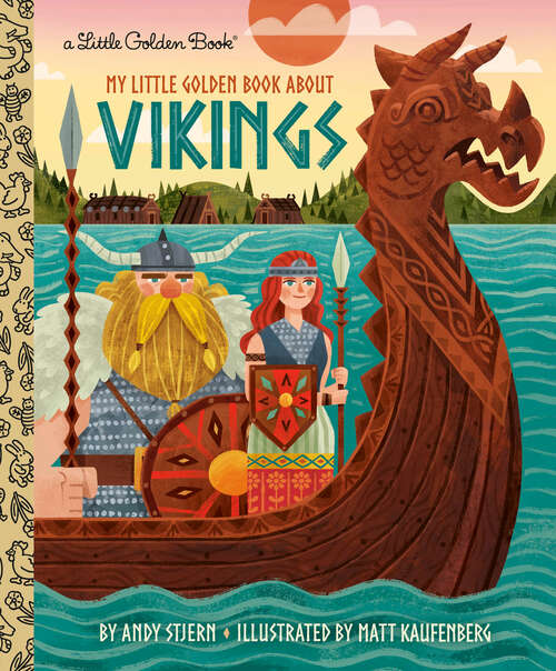 Book cover of My Little Golden Book About Vikings (Little Golden Book)