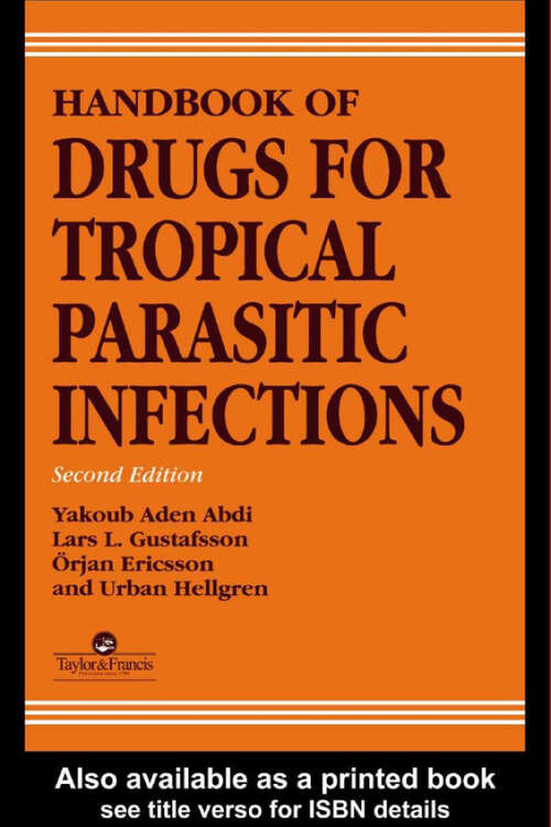 Book cover of Handbook of Drugs for Tropical Parasitic Infections