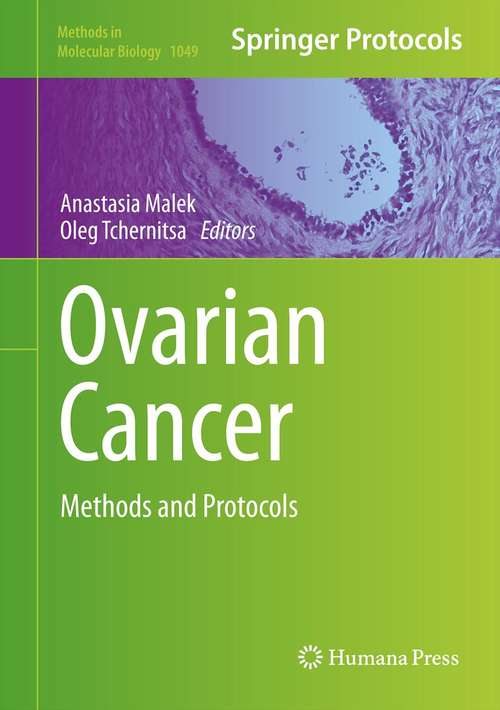 Book cover of Ovarian Cancer: Methods and Protocols