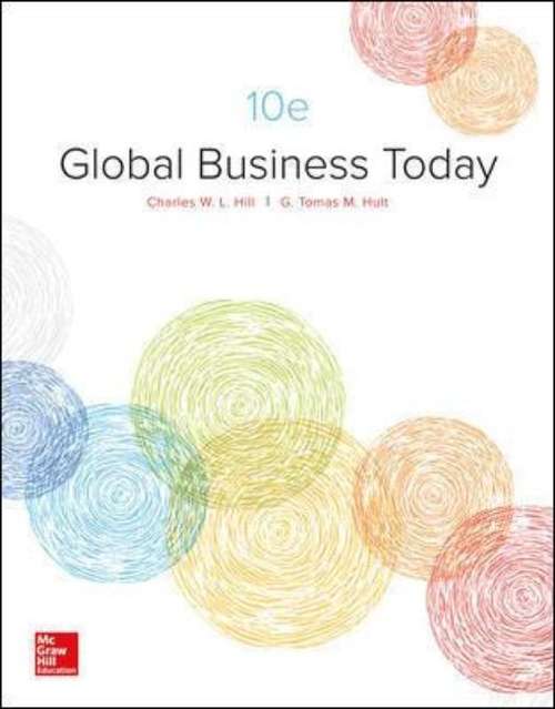 Book cover of Global Business Today, 10th Edition