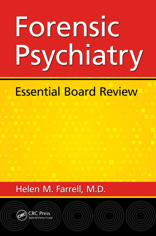 Book cover of Forensic Psychiatry: Essential Board Review