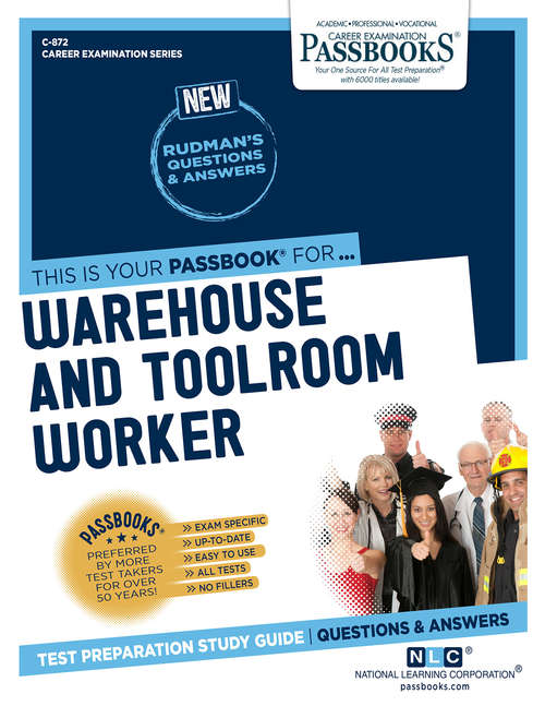 Book cover of Warehouse and Toolroom Worker: Passbooks Study Guide (Career Examination Series)