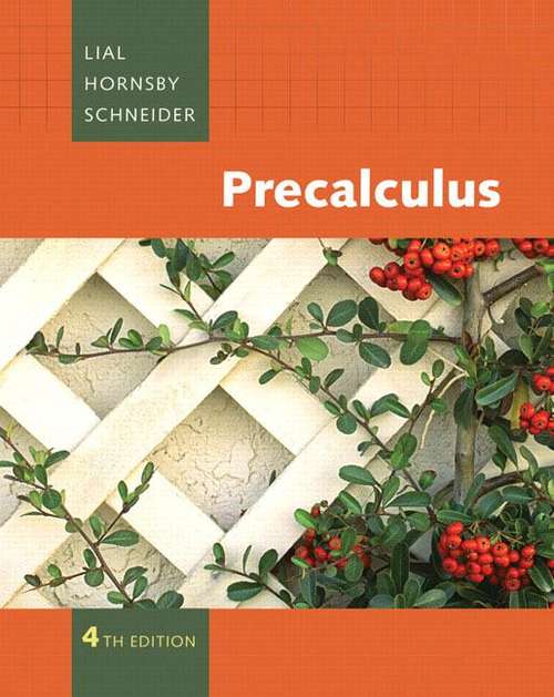 Book cover of Precalculus (Fourth Edition)