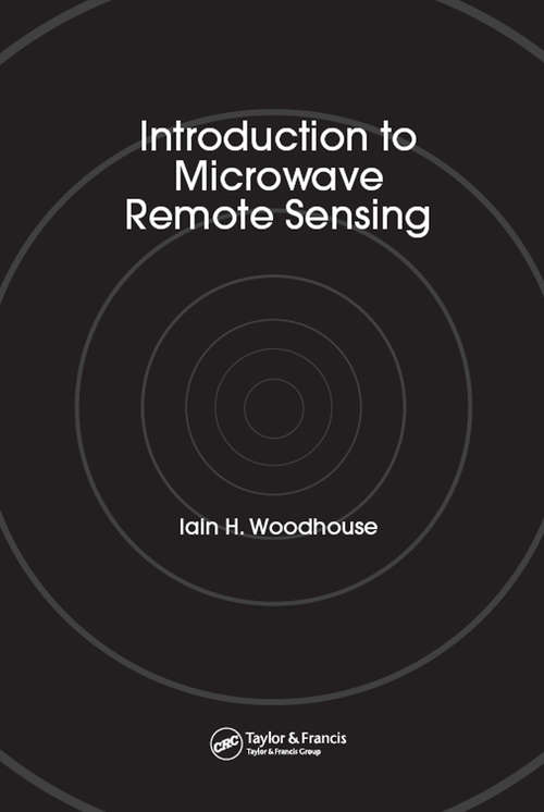 Book cover of Introduction to Microwave Remote Sensing