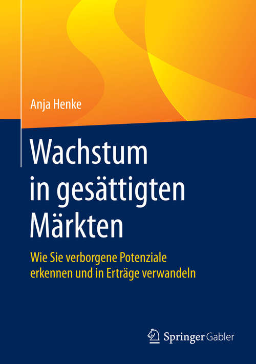 Book cover of Wachstum in gesättigten Märkten