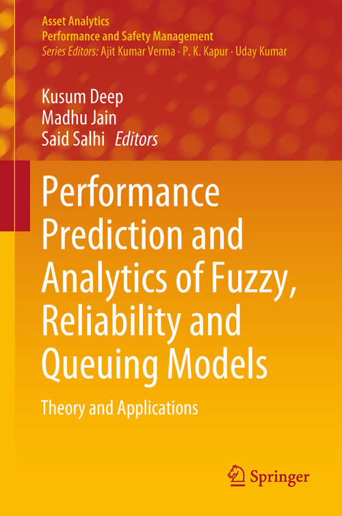 Book cover of Performance Prediction and Analytics of Fuzzy, Reliability and Queuing Models: Theory and Applications (Asset Analytics)