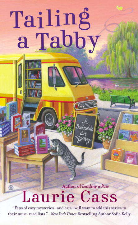 Book cover of Tailing a Tabby: A Bookmobile Cat Mystery (Bookmobile Cat #2)