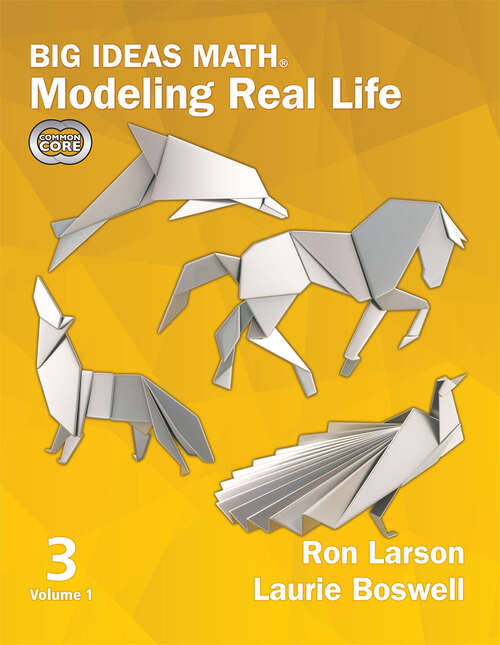 Book cover of Big Ideas Math Modeling Real Life Common Core 2022 Grade 3
