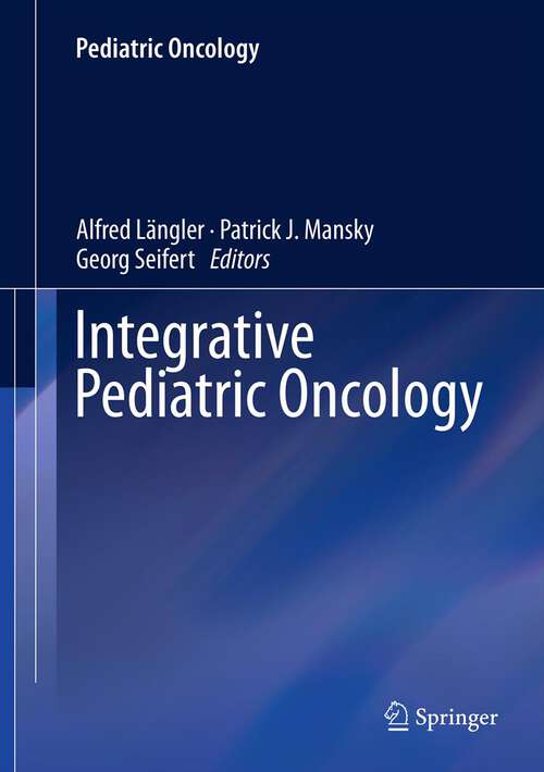 Book cover of Integrative Pediatric Oncology