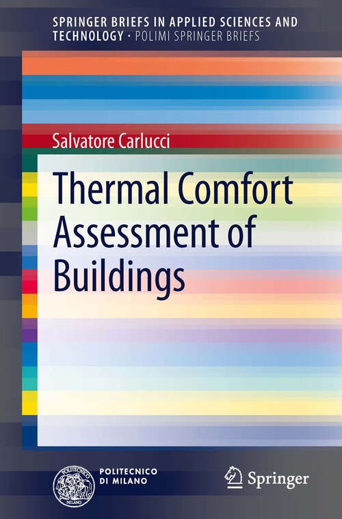 Book cover of Thermal Comfort Assessment of Buildings