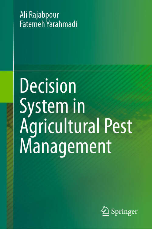 Book cover of Decision System in Agricultural Pest Management (2024)