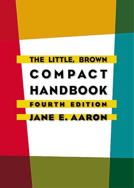 Book cover of The Little, Brown Compact Handbook (4th edition)