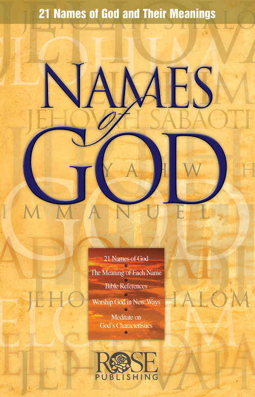 Book cover of Names of God