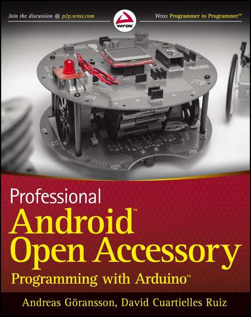 Book cover of Professional Android Open Accessory Programming with Arduino