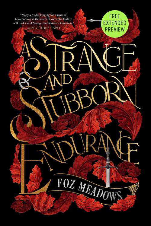 Book cover of A Strange and Stubborn Endurance Sneak Peek