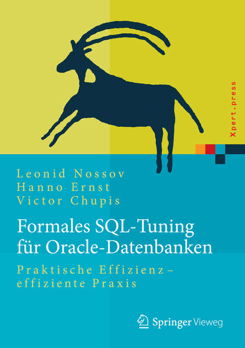 Book cover of Formales SQL-Tuning für Oracle-Datenbanken