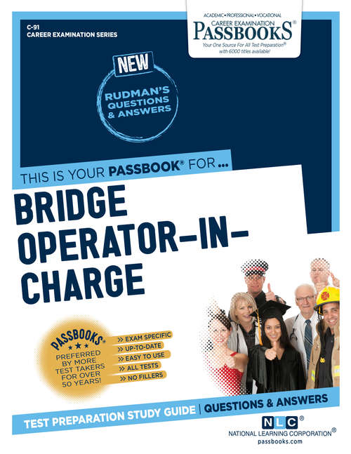 Book cover of Bridge Operator-In-Charge: Passbooks Study Guide (Career Examination Series)