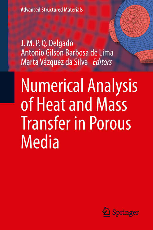 Book cover of Numerical Analysis of Heat and Mass Transfer in Porous Media