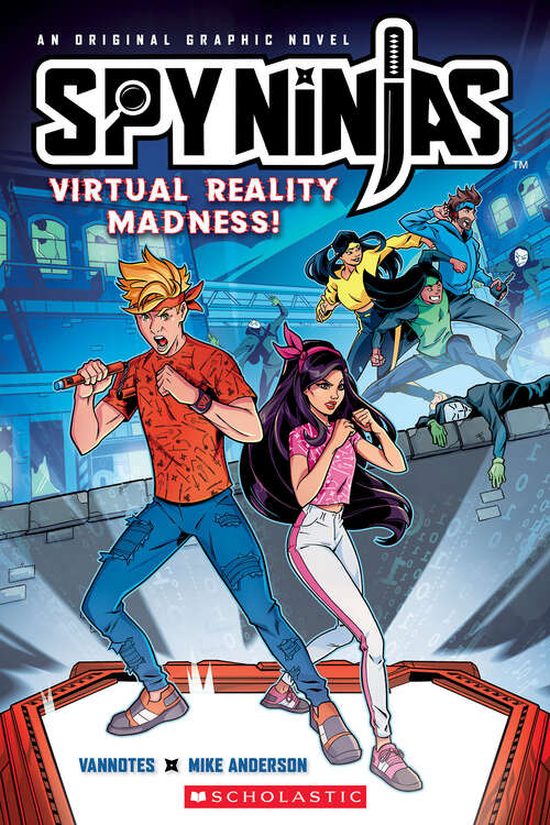 Book cover of Spy Ninjas Official Graphic Novel: Virtual Reality Madness!