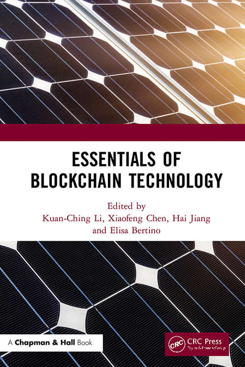 Book cover of Essentials of Blockchain Technology