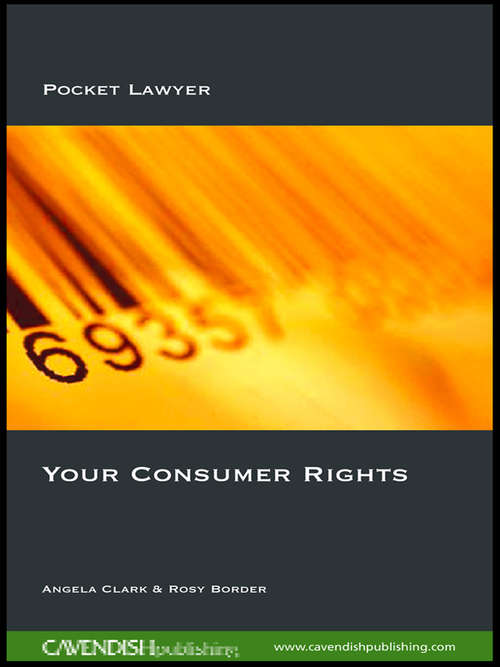 Book cover of Your Consumer Rights (Pocket Lawyer)