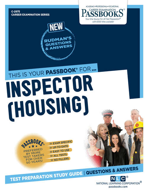 Book cover of Inspector (Housing): Passbooks Study Guide (Career Examination Series: C-2975)