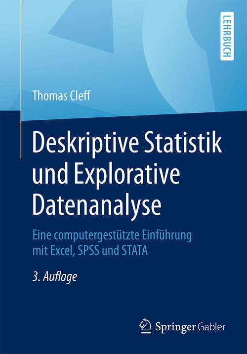 Book cover of Deskriptive Statistik und Explorative Datenanalyse