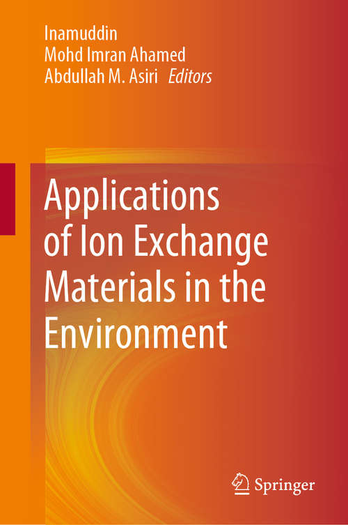 Book cover of Applications of Ion Exchange Materials in the Environment