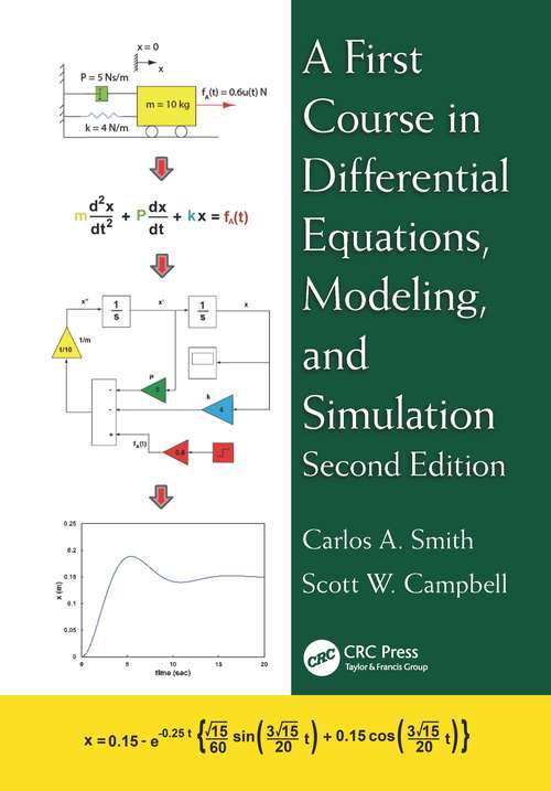 Book cover of A First Course in Differential Equations, Modeling, and Simulation