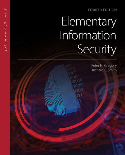 Book cover of Elementary Information Security, Fourth Edition