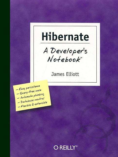 Book cover of Hibernate: A Developer's Notebook