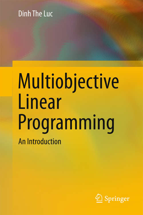 Book cover of Multiobjective Linear Programming