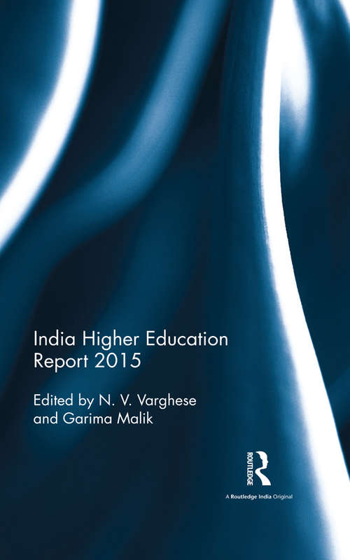 Book cover of India Higher Education Report 2015