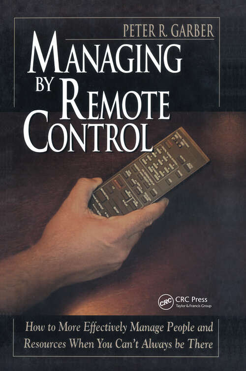 Book cover of Managing by Remote Control