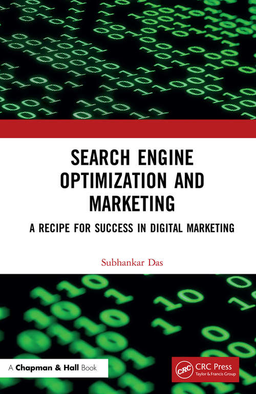 Book cover of Search Engine Optimization and Marketing: A Recipe for Success in Digital Marketing