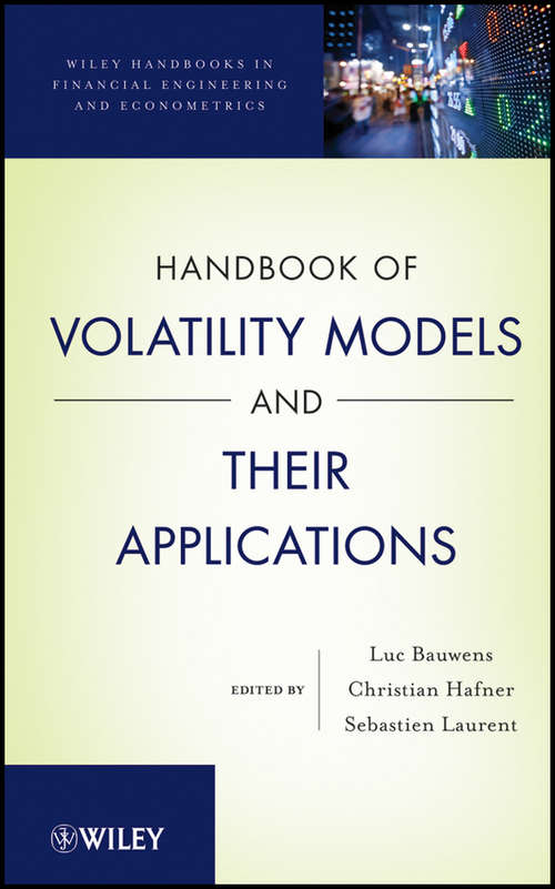 Book cover of Handbook of Volatility Models and Their Applications