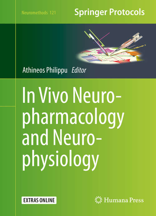 Book cover of In Vivo Neuropharmacology and Neurophysiology