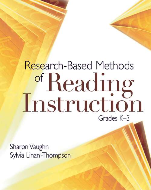 Book cover of Research-Based Methods of Reading Instruction, Grades K-3