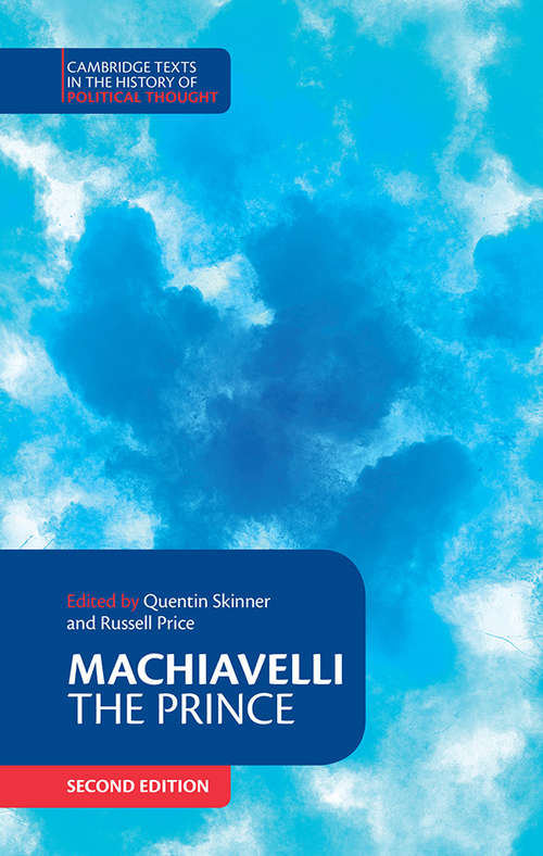 Book cover of Machiavelli: The Prince (Cambridge Texts in the History of Political Thought)