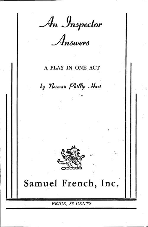 Book cover of An Inspector Answers