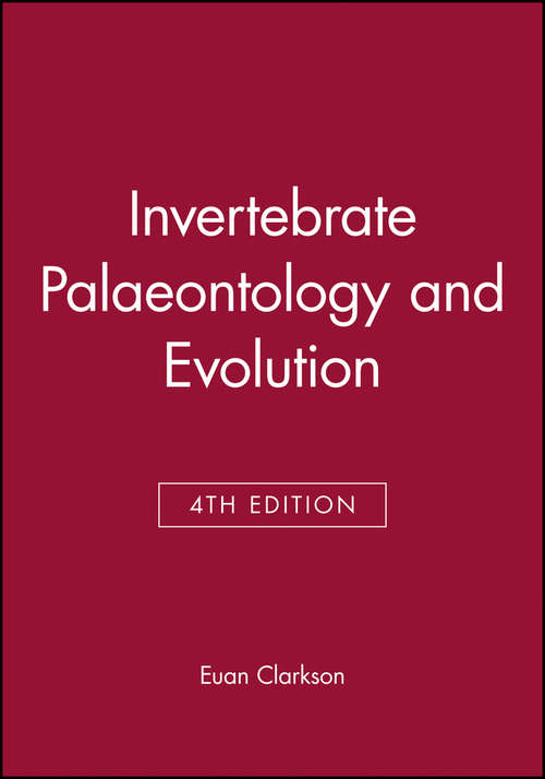 Book cover of Invertebrate Palaeontology and Evolution