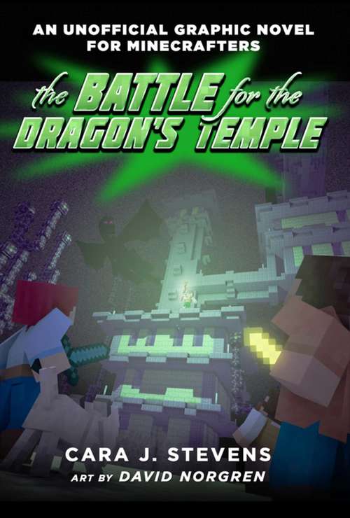 Book cover of The Battle for the Dragon's Temple (Unofficial Graphic Novel for Minecrafter #4)
