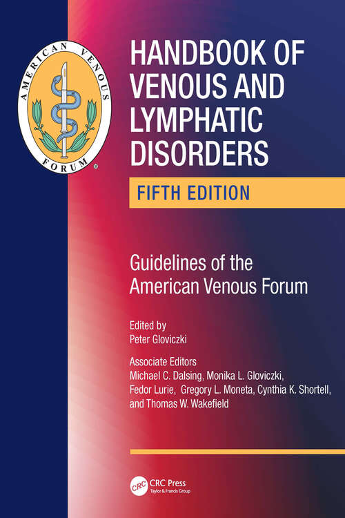 Book cover of Handbook of Venous and Lymphatic Disorders: Guidelines of the American Venous Forum (5)